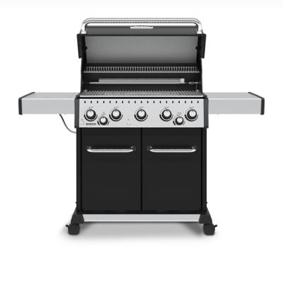 Broil King Baron 590 Pro Natural Gas Grill with 5 Stainless Steel Dual-Tube Burners - 876247 NG