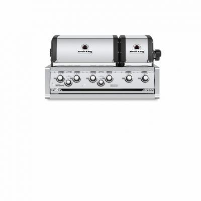 Broil King Imperial S 690 Built-in Liquid Propane Grill with 6 Stainless Steel Dual-Tube Burners - 957084 LP