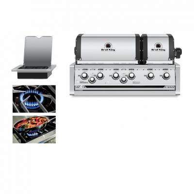 Broil King Imperial S 690 Built-in Natural Gas Grill with 6 Stainless Steel Dual-Tube Burners - 957087 NG