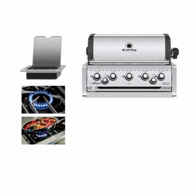 Broil King Imperial S 590 Built-in Liquid Propane Grill with 5 Stainless Steel Dual-Tube Burners - 958084 LP