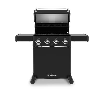 Broil King Crown 410 Liquide Propane Grill with 4 Stainless Steel Dual-Tube Burners - 865054 LP