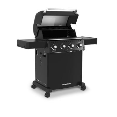 Broil King Crown 410 Liquide Propane Grill with 4 Stainless Steel Dual-Tube Burners - 865054 LP