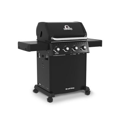 Broil King Crown 410 Natural Gas Grill with 4 Stainless Steel Dual-Tube Burners - 865057 NG