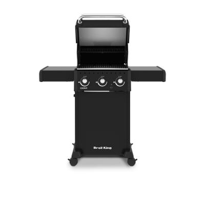 Broil King Crown 310 Liquide Propane Grill with 3 Stainless Steel Dual-Tube Burners - 864054 LP