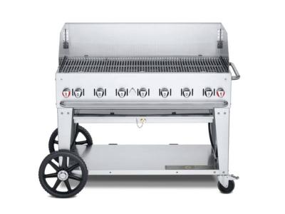 48" Crown Verity Liquid Propane Windguard Package Mobile Grill - CV-MCB-48WGP-LP