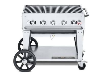 36" Crown Verity Liquid Propane Mobile Grill - CV-MCB-36