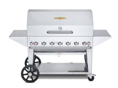 48" Crown Verity Liquid Propane Pro Mobile Grill - CV-MCB-48PRO