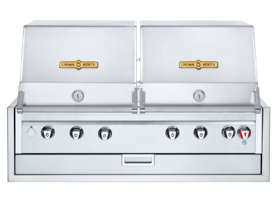 48" Crown Verity Infinite Series Liquid Propane Built-In Dual Dome Grill - IBI482RDLP