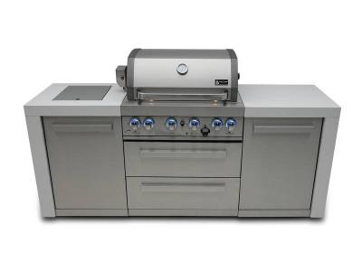 Mont Alpi 4 Burner Deluxe Island Grill - MAi400-D