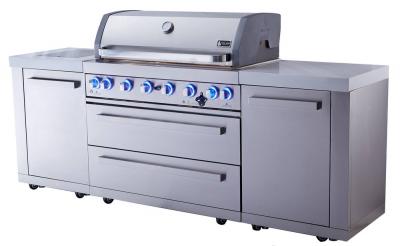 Mont Alpi Original Series 6 Burner Island Grill with 6 Burners - MAi805