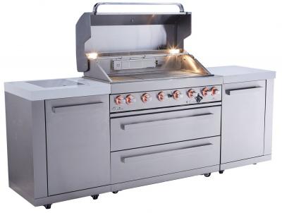 Mont Alpi Original Series 6 Burner Island Grill with 6 Burners - MAi805