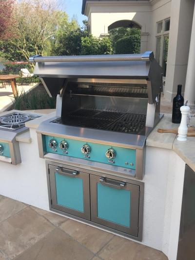 36" Hestan Outdoor Built-In Grill in Steeletto - GSBR36-LP