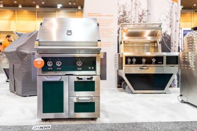 36" Hestan Outdoor Built-In Grill With Liquid Propane in Matador - GABR36-LP-RD