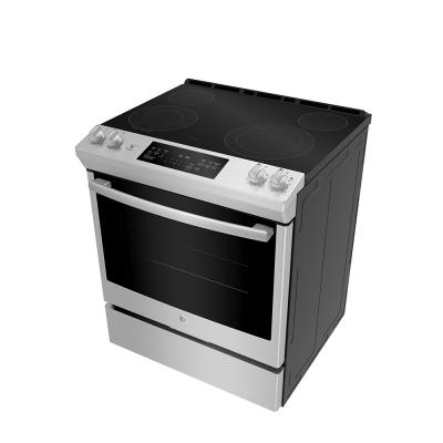 30" GE 5.3 Cu. Ft. Electric Slide-in Front Control Range With Storage Drawer In Stainless Steel - JCS830SMSS