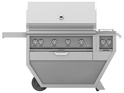 42" Hestan Outdoor Liquid Propane Deluxe Grill with Double Side Burner - GMBR42CX2-LP