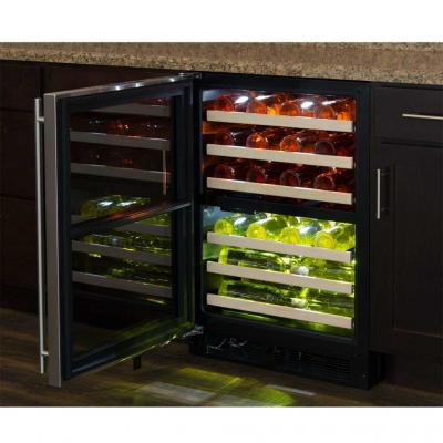 24" Marvel High Efficiency Dual Zone Wine Refrigerator - ML24WDP4LP