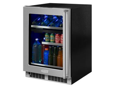 24" Marvel Professional Dual Zone Wine and Beverage Center - MP24WBF4RP