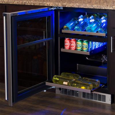 24" Marvel Professional Dual Zone Wine and Beverage Center - MP24WBF4LP