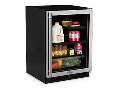 24" Marvel Beverage Refrigerator with Drawer - ML24BRG2RS