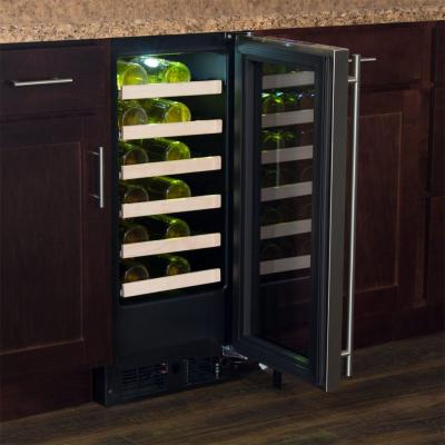 15" Marvel High Efficiency Single Zone Wine Refrigerator - ML15WSG2LS