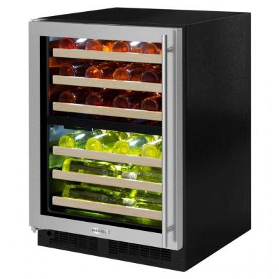 24" Marvel High Efficiency Dual Zone Wine Refrigerator -ML24WDF4RP