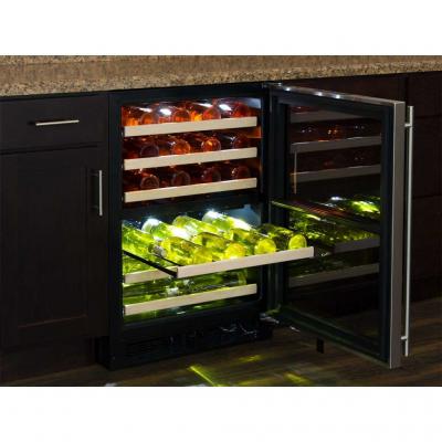 24" Marvel High Efficiency Dual Zone Wine Refrigerator -ML24WDF4RP