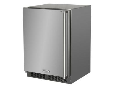 24" Marvel Outdoor Refrigerator/Freezer with Ice Maker Option - MO24RFS2LS