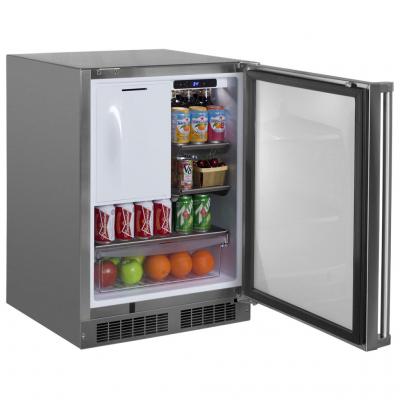 24" Marvel Outdoor Refrigerator/Freezer with Ice Maker Option -MO24RFS2RS