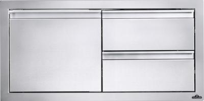 Naploeon 36 X 16 Inch Single Door & Double Drawer Combo - BI-3616-1D2DR