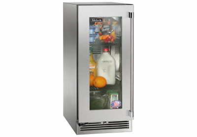 15" Perlick Signature Series Outdoor Built-in Compact Refrigerator - HP15RO41L