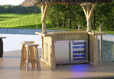 24" Perlick 3.1 Cu. Ft. Signature Series Shallow Depth Outdoor Refrigerator - HH24RO43R