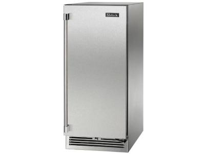 15" Perlick Outdoor Signature Series Beverage Center Solid Stainless Steel Door -  HP15BO41R