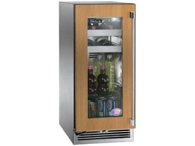 15" Perlick Outdoor Signature Series Beverage Center Panel Ready Glass Door -  HP15BO44LL