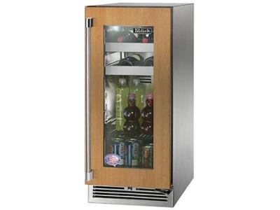 15" Perlick Outdoor Signature Series Beverage Center Panel Ready Glass Door -  HP15BO44RL