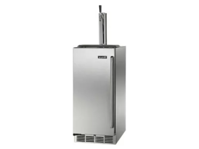 15" Perlick Outdoor Signature Series Left-Hinged Beverage Dispenser in Solid Panel Ready Door - HP15TO42L1