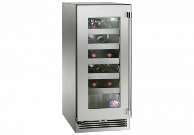 15" Perlick Signature Series Outdoor Built-In Wine Cooler - HP15WM44RL