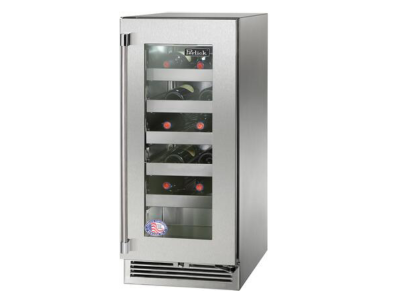 15" Perlick Signature Series Outdoor Built-In Wine Cooler - HP15WM43R