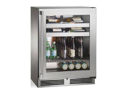 24" Perlick 3.1 Cu. Ft. Signature Series Shallow Depth Outdoor Beverage Center - HH24BO43R