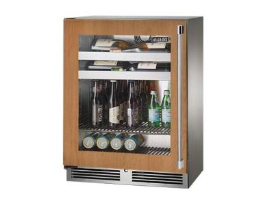 24" Perlick 3.1 Cu. Ft. Signature Series Shallow Depth Outdoor Beverage Center - HH24BO44L