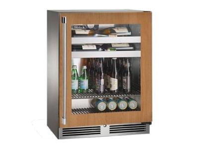 24" Perlick 3.1 Cu. Ft. Signature Series Shallow Depth Outdoor Beverage Center - HH24BO44R