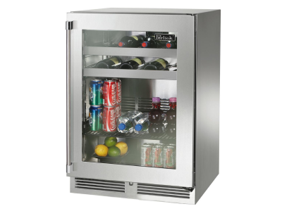 24" Perlick Signature Series Outdoor Built-In Beverage Center - HP24BM43RL