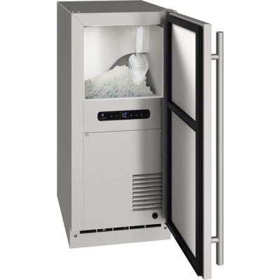 15" U-Line Outdoor Series Freestanding and Built-In Ice Maker - UONB115SS01A