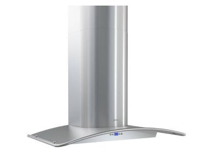 36" Zephyr Milano Wall-Mount Chimney Range Hood with 715 CFM Internal Blower  - ZMIM90BS