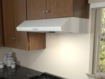 30" Zephyr Core Series Hurricane Under Cabinet Hood In White - AK2500BW