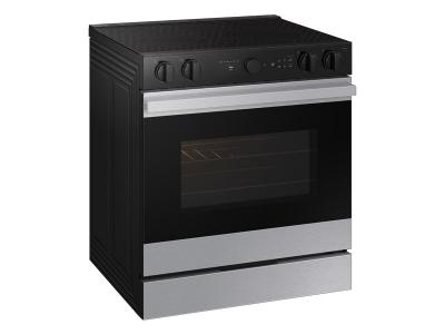 30" Samsung Electric Slide in True Convection in Stainless Steel - NSE6DG8500SRAC