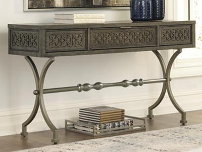 Signature Design by Ashley Quinnland Console Sofa Table A4000077 Antique Black