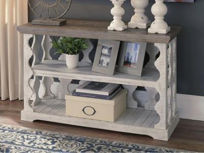 Signature Design by Ashley Havalance Console Sofa Table T814-5 Gray/White