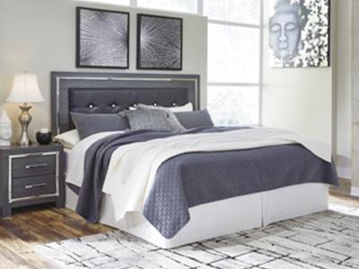 Signature Design by Ashley Lodanna King/Cal King UPH Panel HDBD in Gray - B214-58