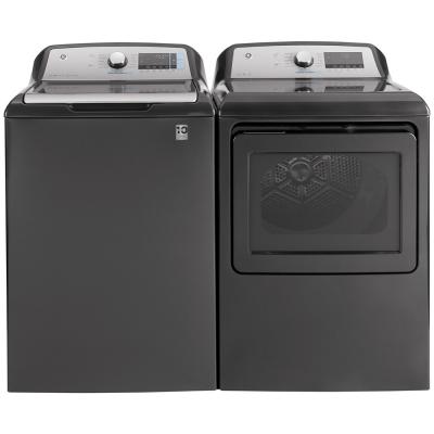 27" GE 7.4 Cu. Ft. Capacity Electric Dryer With Built-in Wifi in Diamond Grey - GTD84ECMNDG