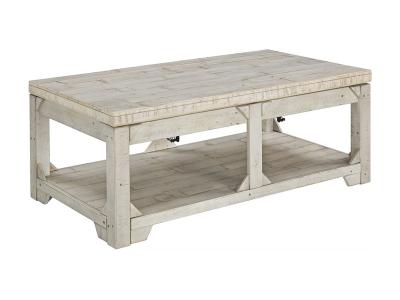 Signature Design by Ashley Fregine Lift Top Cocktail Table T755-9 Whitewash